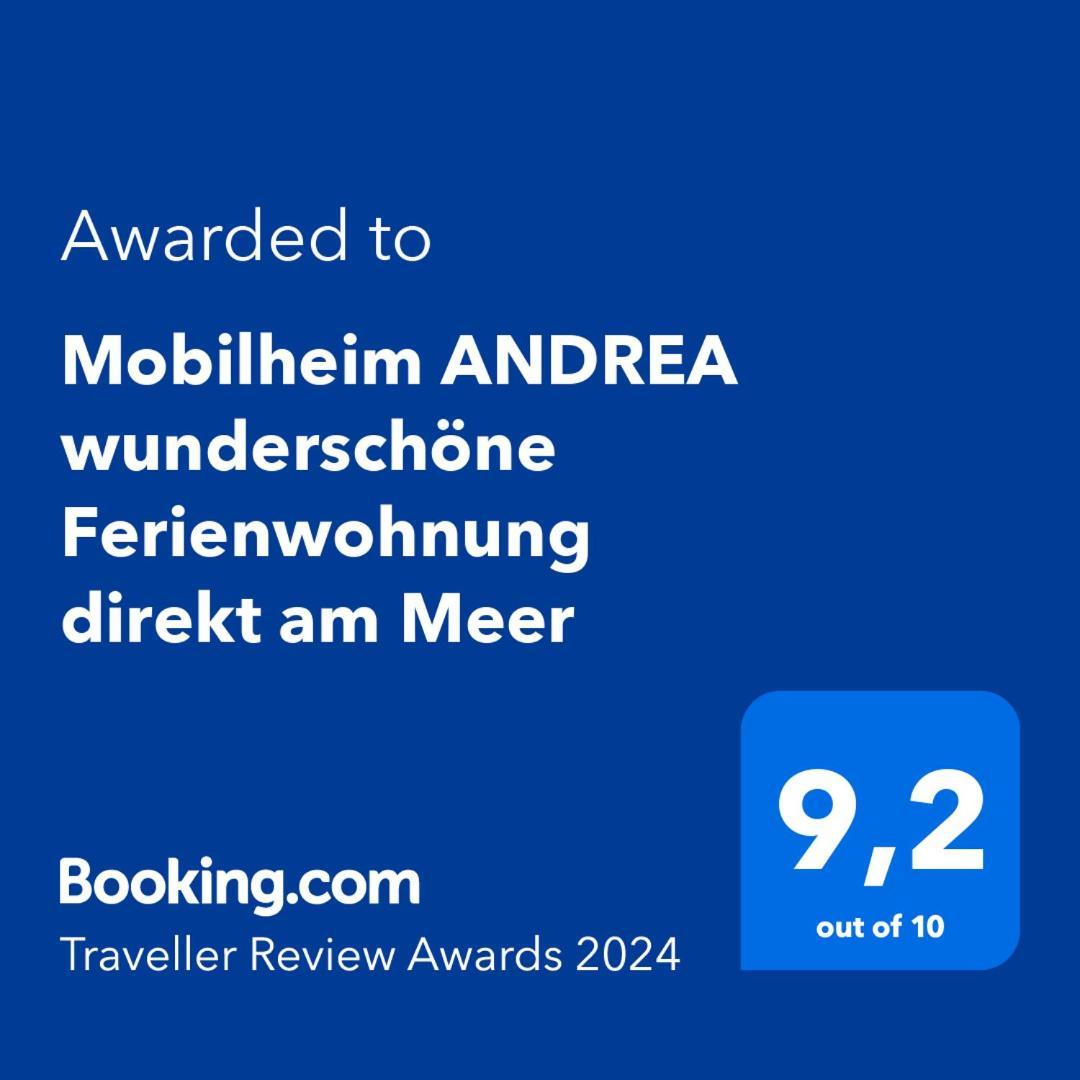 Mobilheim Andrea Wunderschoene Ferienwohnung Direkt Am Meer 제제라 외부 사진